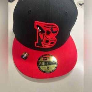 New Era Fitted Baseball Cap Chicago Bulls 2021 NBA Draft Black/Red Size 8